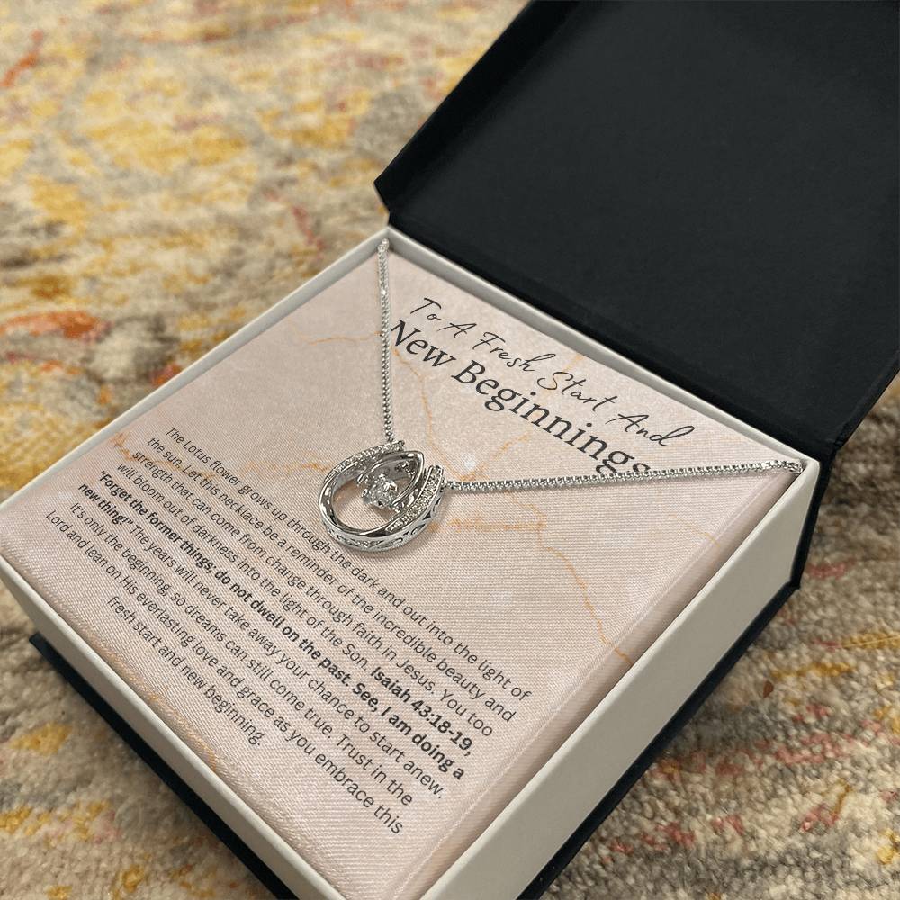 Fresh Start New Beginning Pendant Necklace