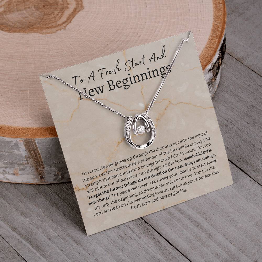 Fresh Start New Beginning Pendant Necklace