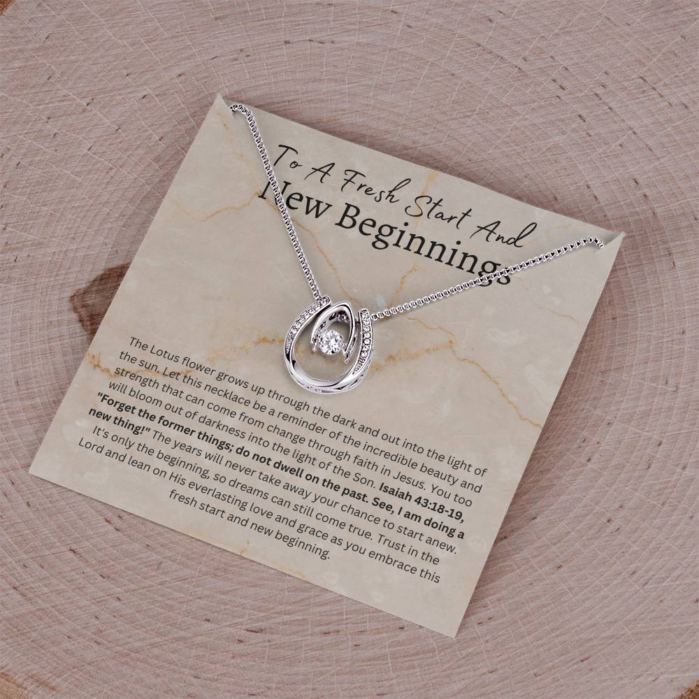 Fresh Start New Beginning Pendant Necklace