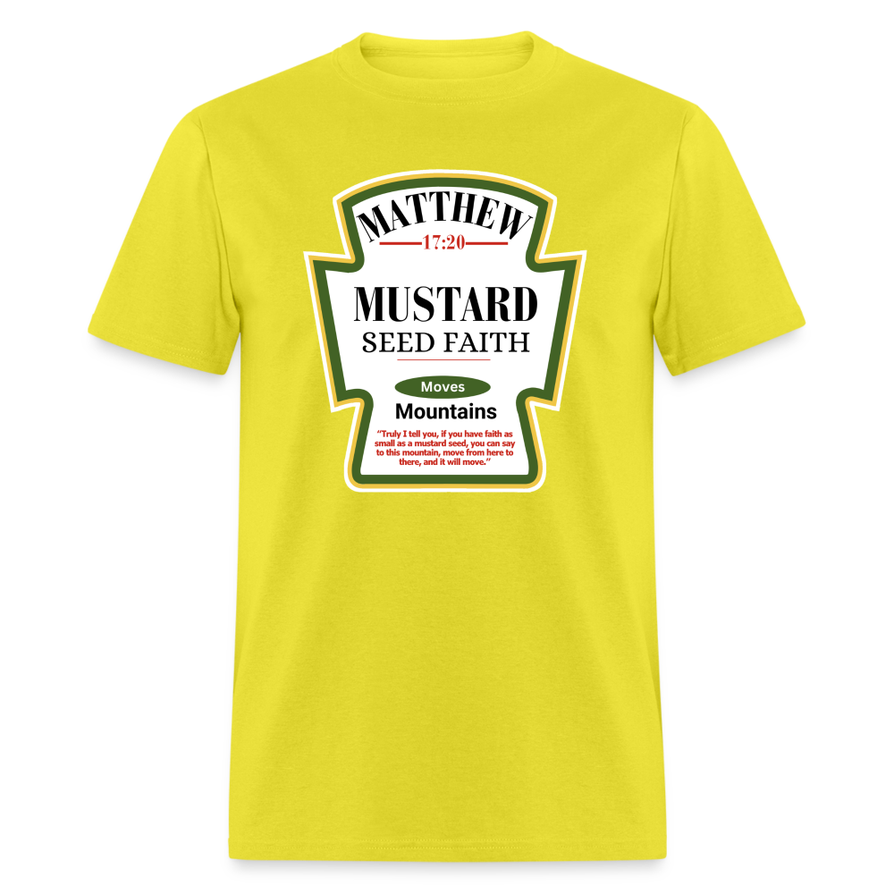 Mustard Seed Faith T-Shirt - yellow