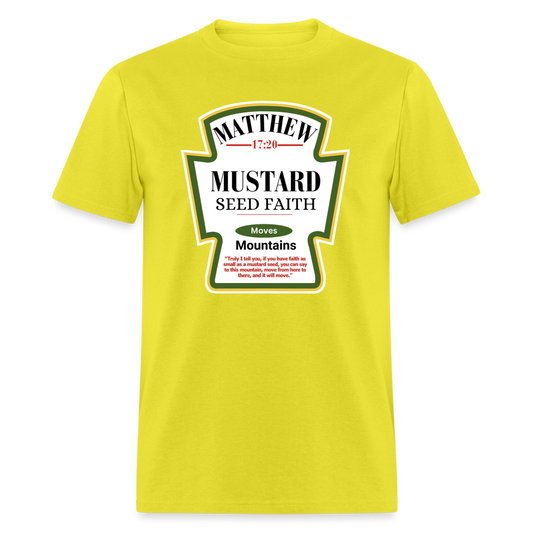 Mustard Seed Faith T-Shirt - yellow