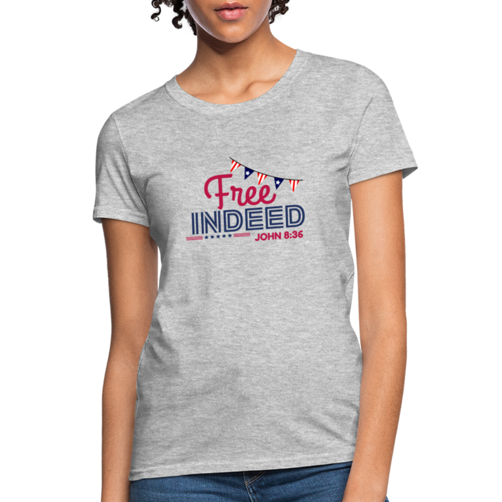 Free Indeed | Banner | T-Shirt - heather gray