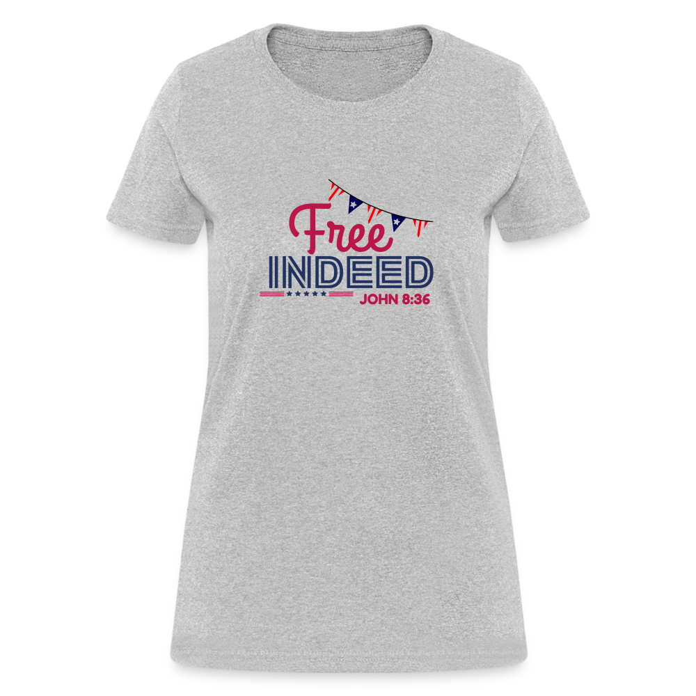 Free Indeed | Banner | T-Shirt - heather gray