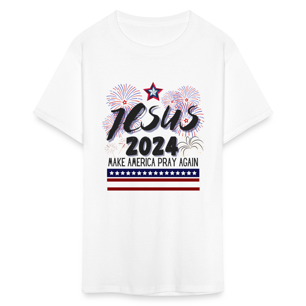 Jesus 2024 Pray Again | Light Color | T-Shirt - white