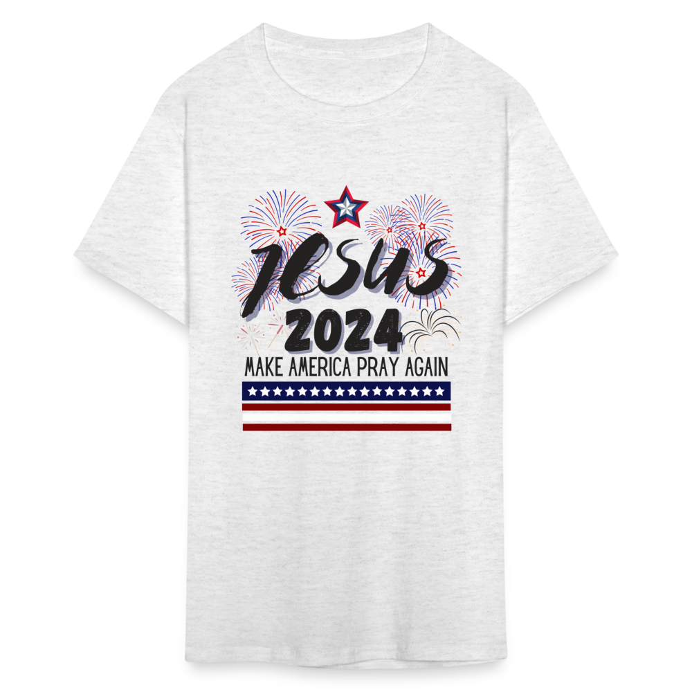 Jesus 2024 Pray Again | Light Color | T-Shirt - light heather gray