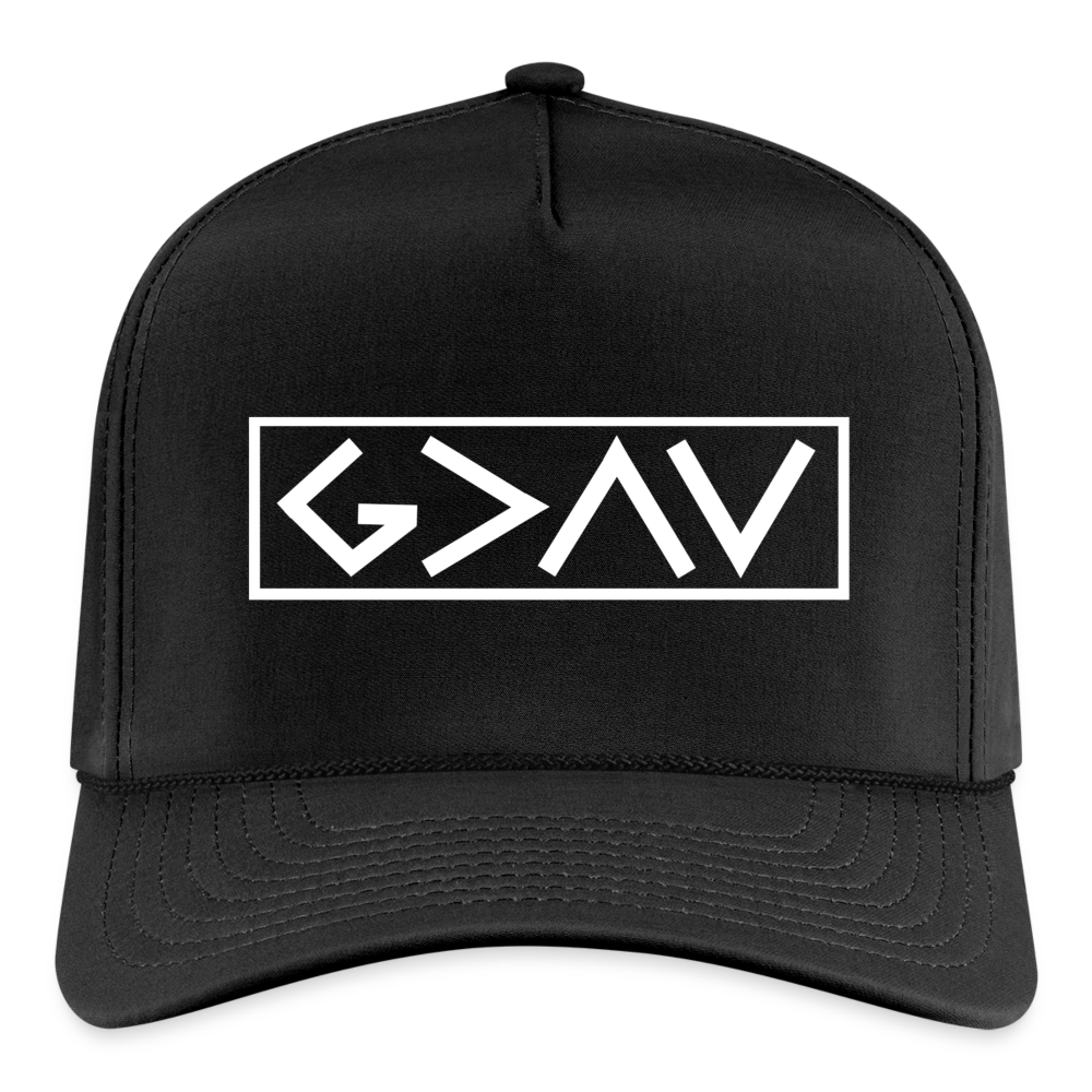 God is Greater Premium Cap - black/black