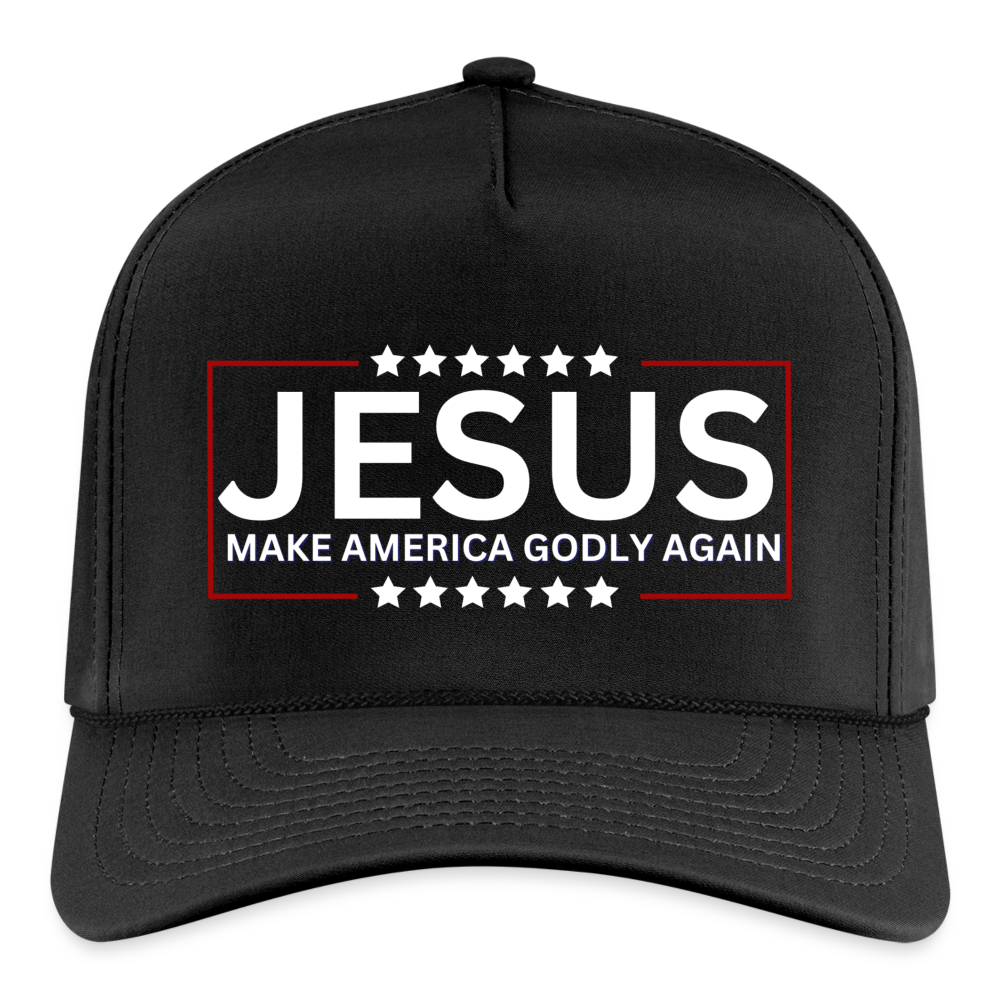 Jesus Make America Godly Again Premium Cap - black/black