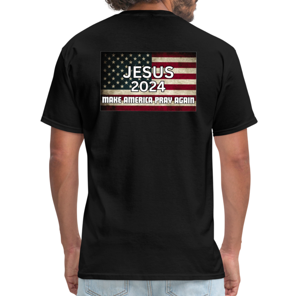 Jesus 2024 Make America Pray Again T-Shirt - black