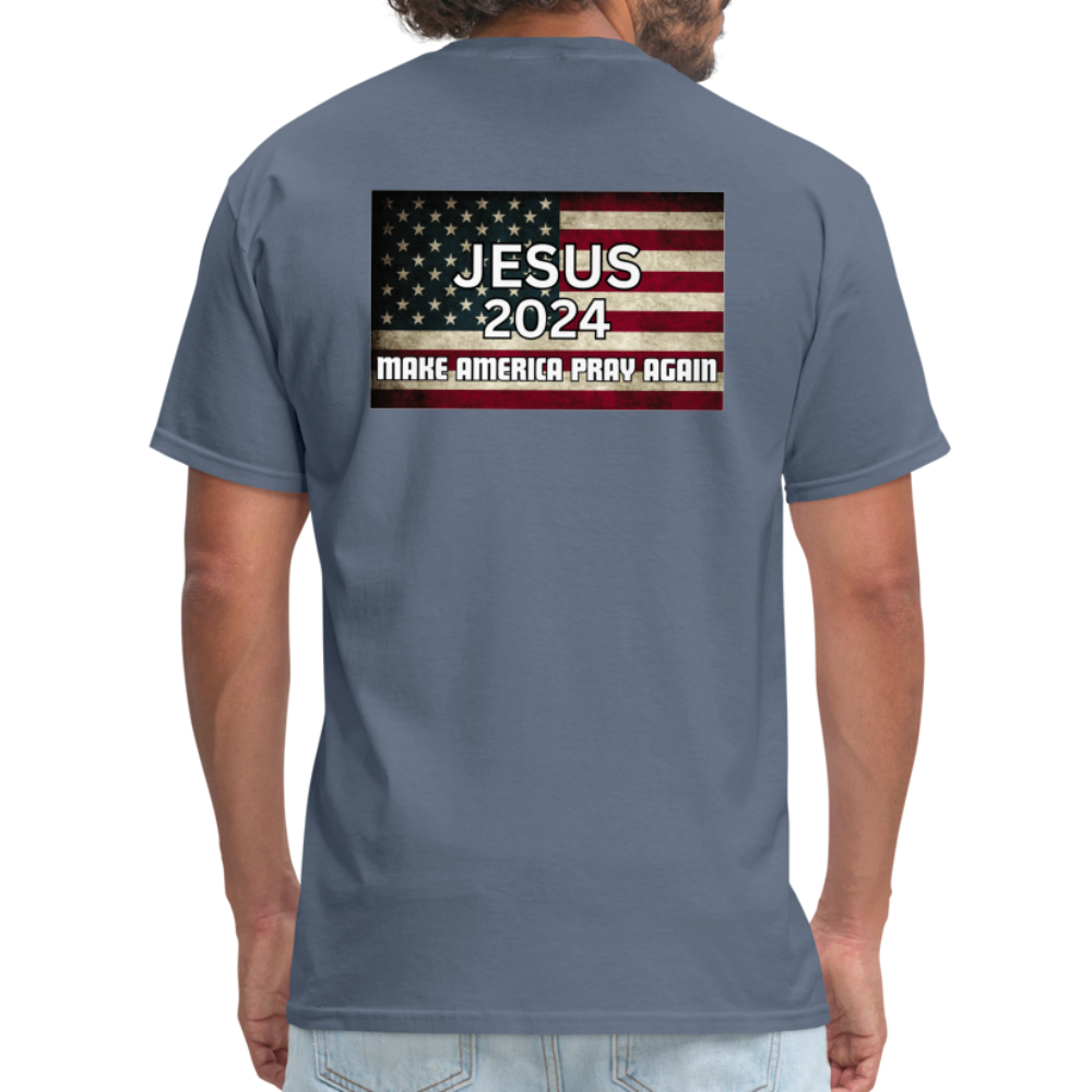 Jesus 2024 Make America Pray Again T-Shirt - denim